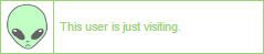 This user is just visiting