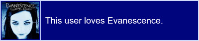 This user loves Evanescence.