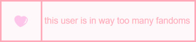 this user is in way too many fandoms