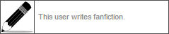 This user writes fanfiction.