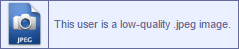 This user is a low-quality .jpeg image.