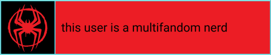 this user is a multifandom nerd