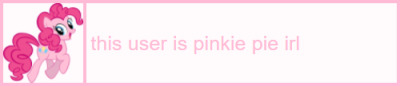 this user is pinkie pie irl