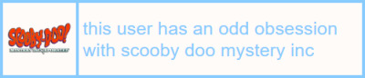 this user has an odd obsession with scooby doo mystery inc