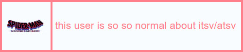 this user is so so normal about itsv/atsv
