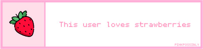 This user loves strawberries