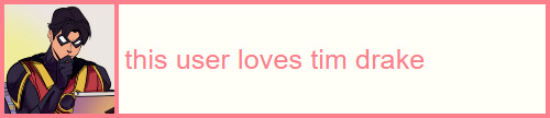 this user loves tim drake