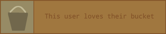 This user loves their bucket